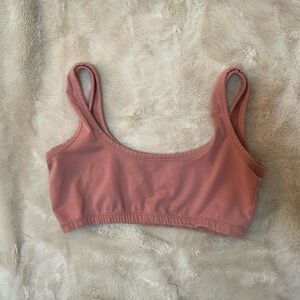 ARQ wide strap bra size medium in light pink